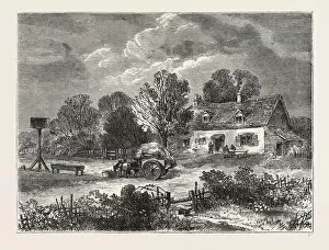 Images Dated 9th October 2014: THE PLOUGH AT KENSAL GREEN, 1820. London, UK, 19th century engraving