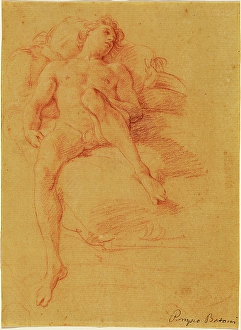 Pompeo Batoni (Italian, 1708 - 1787), A Youth Reclining on a Bed (Antiochus), c. 1746 Pompeo Batoni (Italian, 1708 - 1787), A Youth Reclining on a Bed (Antiochus), c. 1746