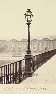Pont des Saints-Peres Charles Marville French Pont des Saints-Peres Charles Marville French