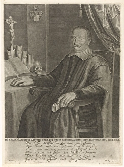 Portrait Arnoldus Louffius pastor Weesp David Loggan Portrait Arnoldus Louffius pastor Weesp David Loggan
