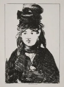 Portrait Berthe Morisot 1872 Edouard Manet French Portrait Berthe Morisot 1872 Edouard Manet French