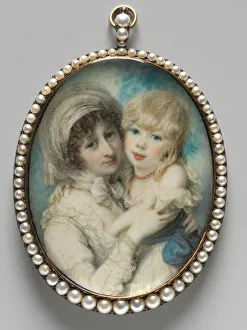 Portrait Catherine Clemens Son John Marcus Clemens Portrait Catherine Clemens Son John Marcus Clemens