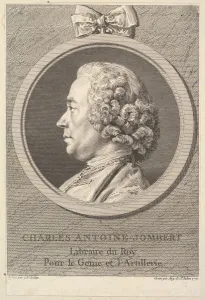 Portrait Charles-Antoine Jombert 1770 Etching Portrait Charles-Antoine Jombert 1770 Etching