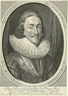 Portrait of Charles I, king of England in oval, Willem Jacobsz Portrait of Charles I, king of England in oval, Willem Jacobsz
