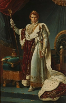 Portrait Emperor Napoleon I Coronation Robes Portrait Emperor Napoleon I Coronation Robes