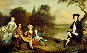 Portrait of a Family, Traditionally Known as the Swaine Family of Fencroft, Cambridgeshire Portrait of a Family, Traditionally Known as the Swaine Family of Fencroft, Cambridgeshire