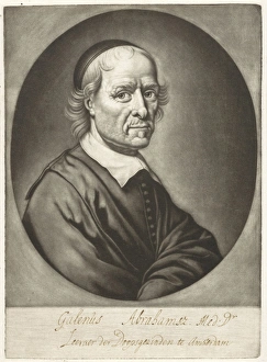 Portrait of Galen Abrahamsz Rooster, Michiel van Musscher, 1655 - 1705 Portrait of Galen Abrahamsz Rooster, Michiel van Musscher, 1655 - 1705