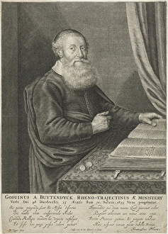 Portrait Gosuinus Buytendyck pastor Dordrecht Portrait Gosuinus Buytendyck pastor Dordrecht