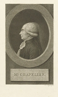 Portrait of Isaac Rene Guy le Chapelier, Lambertus Antonius Claessens, c. 1792 - c. 1808 Portrait of Isaac Rene Guy le Chapelier, Lambertus Antonius Claessens, c. 1792 - c. 1808