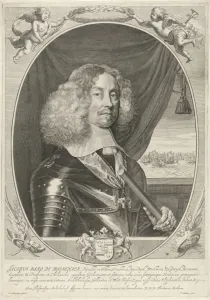 Portrait of Jacob Baron of Wassenaer heer van Obdam, print maker: Theodor Matham Portrait of Jacob Baron of Wassenaer heer van Obdam, print maker: Theodor Matham