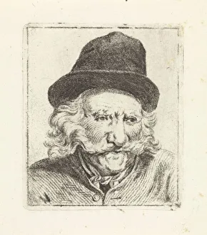 Portrait Jan Kuiper nicknamed Jan Practice wears Portrait Jan Kuiper nicknamed Jan Practice wears