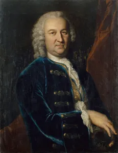 Portrait Johann Christoph Imhof 1755 oil canvas Portrait Johann Christoph Imhof 1755 oil canvas