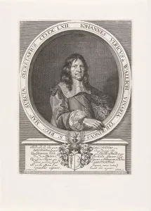 Portrait of Johann Ulrich von Wallich, Jeremias Falck, Gerd Dittmers, 1662 - 1677 Portrait of Johann Ulrich von Wallich, Jeremias Falck, Gerd Dittmers, 1662 - 1677