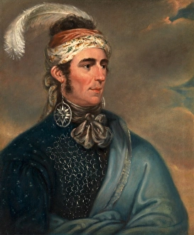 Portrait of Major John Norton as Mohawk Chief Teyoninhokarawen, Mather Brown, 1761-1831 Portrait of Major John Norton as Mohawk Chief Teyoninhokarawen, Mather Brown, 1761-1831