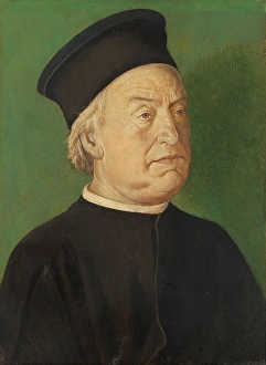 Portrait man Bust scholar right black beret head Portrait man Bust scholar right black beret head