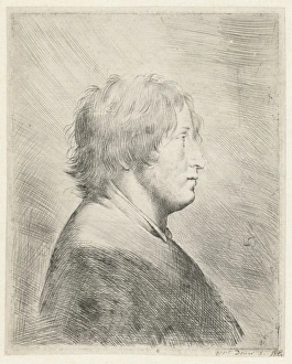 Portrait of a man in profile to the right, Pieter Fransz. de Grebber, 1610 - 1655 Portrait of a man in profile to the right, Pieter Fransz. de Grebber, 1610 - 1655