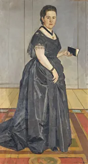 Portrait Maria Rosa Krebs-SchAOEpbach 1876 oil Portrait Maria Rosa Krebs-SchAOEpbach 1876 oil