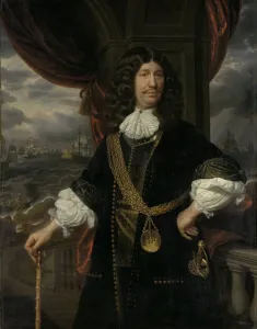 Portrait Mattheus van den Broucke 1620-1685 Counselor Portrait Mattheus van den Broucke 1620-1685 Counselor