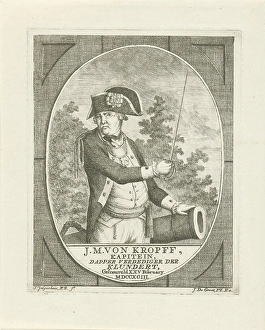 Portrait of Maurice Joachim von Kropff, Johannes Jelgerhuis, Jan de Groot Pz Portrait of Maurice Joachim von Kropff, Johannes Jelgerhuis, Jan de Groot Pz