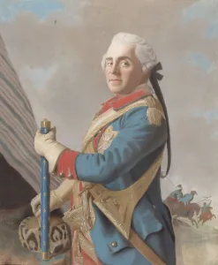 Portrait Moritz Graf von Sachsen 1696-1750 Marshal Portrait Moritz Graf von Sachsen 1696-1750 Marshal