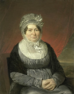 Portrait of Mrs. Brak-Haskenhoff, Cornelis Kruseman, 1818 Portrait of Mrs. Brak-Haskenhoff, Cornelis Kruseman, 1818