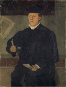 Portrait Pastor Jakob Probst RAOEmlingen 1875 Portrait Pastor Jakob Probst RAOEmlingen 1875