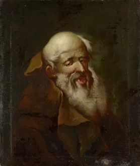 Portrait Rabbi oil canvas 77 x 64 cm unmarked Portrait Rabbi oil canvas 77 x 64 cm unmarked