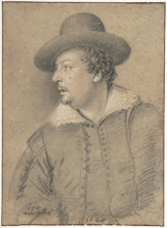 Portrait Tommaso Salini ca 1578-1630 1620 Black chalk Portrait Tommaso Salini ca 1578-1630 1620 Black chalk