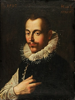 Portrait unknown gentleman 1597 oil canvas 67 x 51.4 cm Portrait unknown gentleman 1597 oil canvas 67 x 51.4 cm