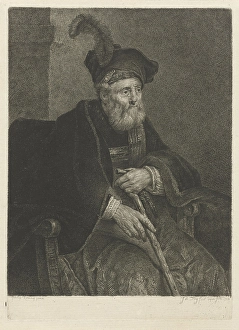 Portrait unknown old man chair Knee turned right Portrait unknown old man chair Knee turned right