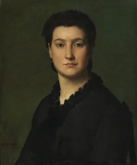Portrait Woman 1875-1880 Jean-Jacques Henner Portrait Woman 1875-1880 Jean-Jacques Henner