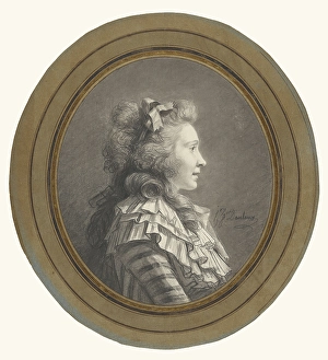 Portrait Young Lady Profile Henri-Pierre Danloux Portrait Young Lady Profile Henri-Pierre Danloux