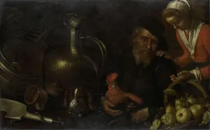 Poultry Seller chicken merchant old man sitting Poultry Seller chicken merchant old man sitting