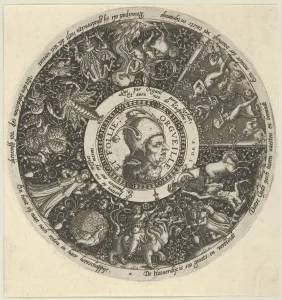 Pride Folly Series Tazza Designs ca 1588 Engraving Pride Folly Series Tazza Designs ca 1588 Engraving