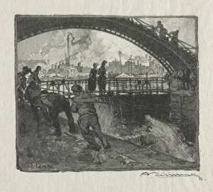 published Harpers magazine Lock St. Martin Canal