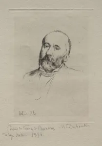 Puvis de Chavannes 1876 Marcellin Gilbert Desboutin Puvis de Chavannes 1876 Marcellin Gilbert Desboutin