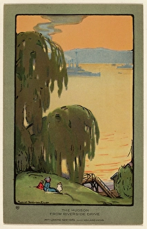 Rachael Robinson Elmer, The Hudson from Riverside Drive, American, 1878 - 1919, 1914 Rachael Robinson Elmer, The Hudson from Riverside Drive, American, 1878 - 1919, 1914