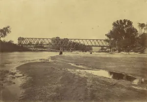 Railroad Bridge across Republican Kansas Alexander Gardner Railroad Bridge across Republican Kansas Alexander Gardner