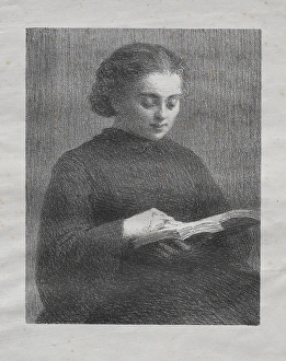 Reading Portrait Artists Sister 1897 Henri Fantin-Latour Reading Portrait Artists Sister 1897 Henri Fantin-Latour