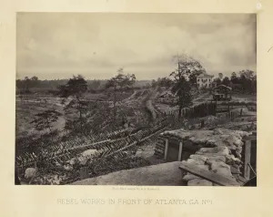 Rebel Works Front Atlanta Georgia No 1 George N Rebel Works Front Atlanta Georgia No 1 George N