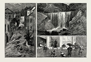 The Recent Disastrous Floods at Hong Kong, 1889: the Drain Bursting in Zetland Street The Recent Disastrous Floods at Hong Kong, 1889: the Drain Bursting in Zetland Street
