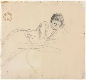 Reclining Woman 1915 Jean Louis Forain French Reclining Woman 1915 Jean Louis Forain French