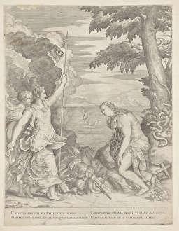 Religion saved Spain Allegorical representation Religion saved Spain Allegorical representation