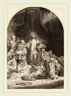Rembrandt van Rijn and William Baillie (Dutch, 1606-1669), Christ Preaching and Healing Rembrandt van Rijn and William Baillie (Dutch, 1606-1669), Christ Preaching and Healing