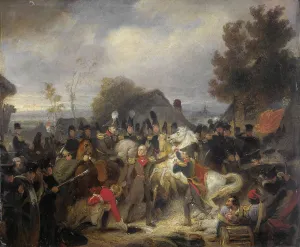 Replacement of the injured Horse of the Prince of Orange, later King William II Replacement of the injured Horse of the Prince of Orange, later King William II