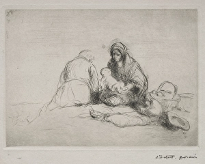 Rest Flight Egypt Jean Louis Forain French 1852-1931 Rest Flight Egypt Jean Louis Forain French 1852-1931