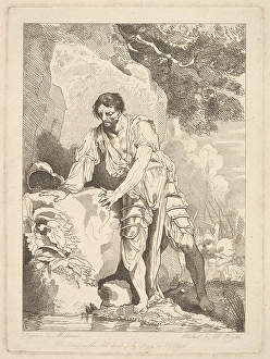 Retiring Wounded Battle July 19 1779 Etching Retiring Wounded Battle July 19 1779 Etching