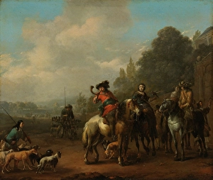 Return Hunt hunting party ladies gentlemen gate Return Hunt hunting party ladies gentlemen gate