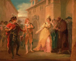 The revelation of Olivias betrothal, from Twelfth Night, Act V The revelation of Olivias betrothal, from Twelfth Night, Act V