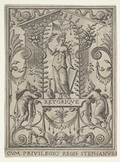 Rhetoric Retorique 16th century Engraving image Rhetoric Retorique 16th century Engraving image